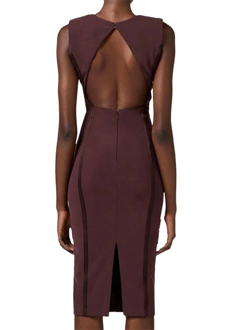 Abito Elisabetta Franchi donna AB76252E3 644 cacao corsetto ELISABETTA FRANCHI | Abiti | AB76252E3644
